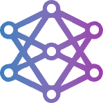 Interconnected Nodes Icon